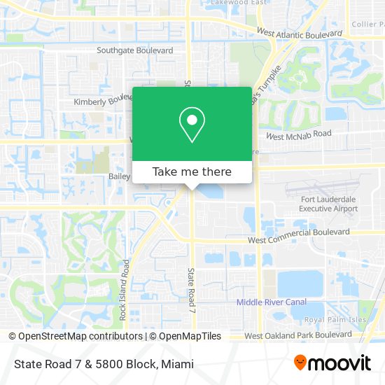 State Road 7 & 5800 Block map