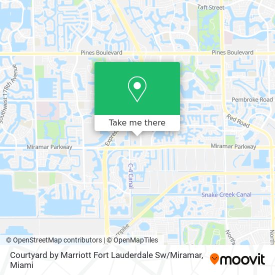 Mapa de Courtyard by Marriott Fort Lauderdale Sw / Miramar