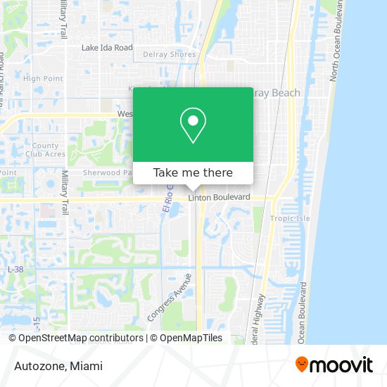 Autozone map