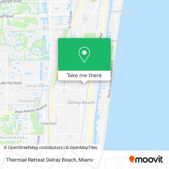 Thermae Retreat Delray Beach map