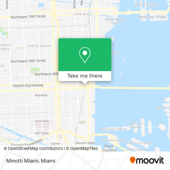 Mapa de Minotti Miami