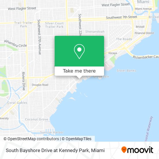 South Bayshore Drive at Kennedy Park map