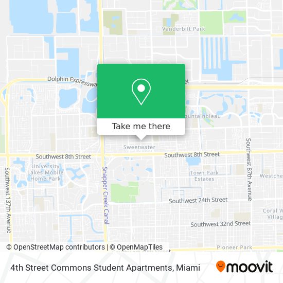 4th Street Commons Student Apartments map