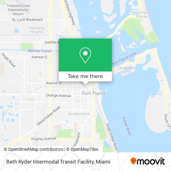 Beth Ryder Intermodal Transit Facility map