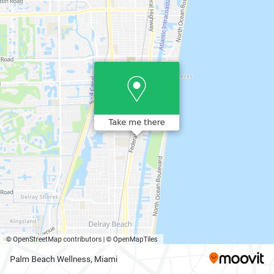 Palm Beach Wellness map