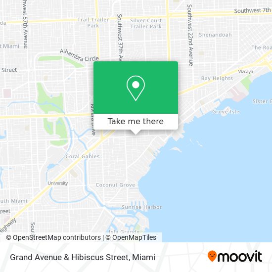 Grand Avenue & Hibiscus Street map