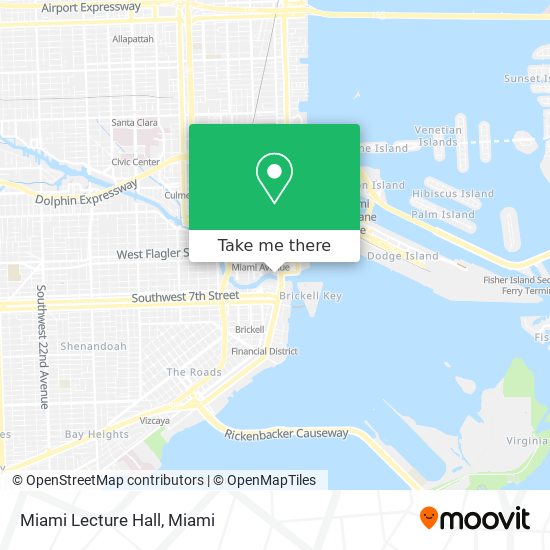 Mapa de Miami Lecture Hall