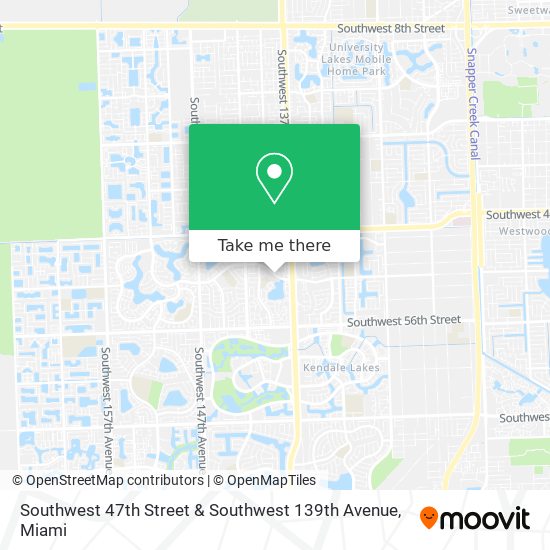 Southwest 47th Street & Southwest 139th Avenue map