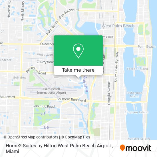 Mapa de Home2 Suites by Hilton West Palm Beach Airport