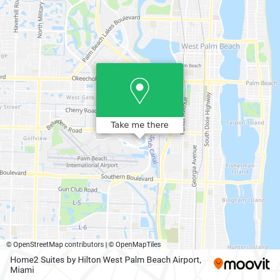 Home2 Suites by Hilton West Palm Beach Airport map