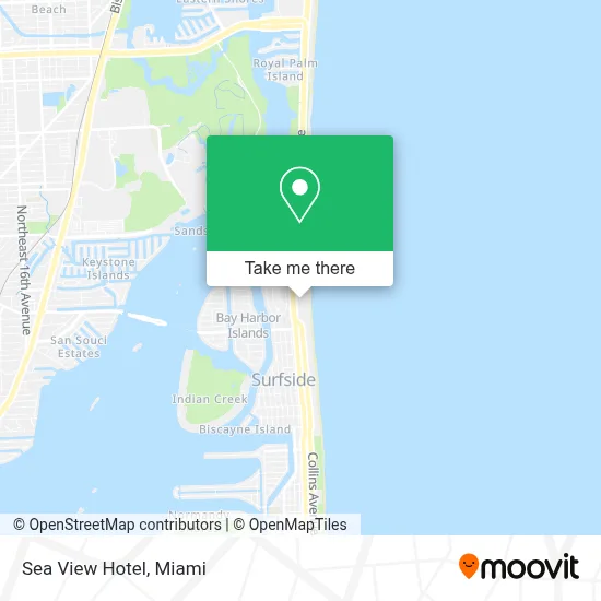 Sea View Hotel map