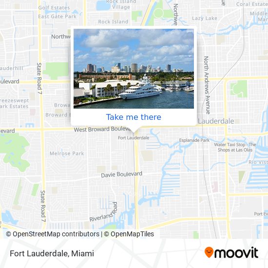 Fort Lauderdale map