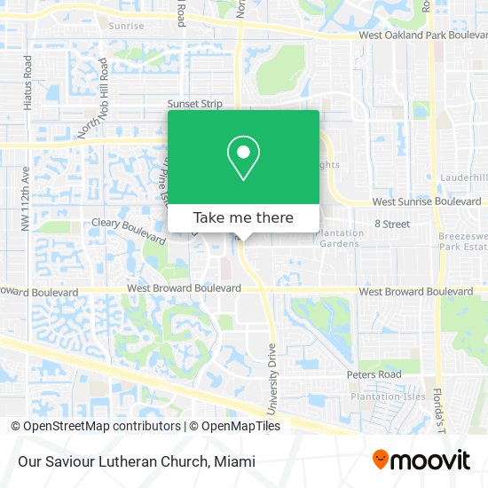 Our Saviour Lutheran Church map