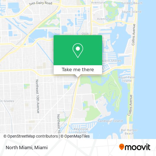 North Miami map