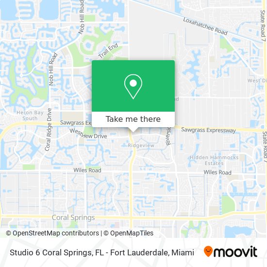 Studio 6 Coral Springs, FL - Fort Lauderdale map