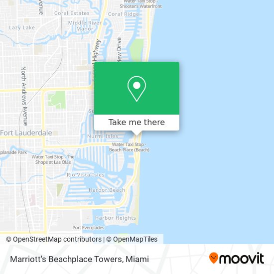 Mapa de Marriott's Beachplace Towers