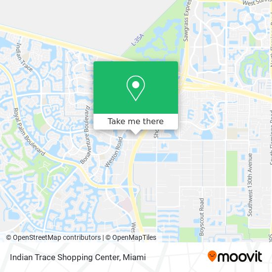 Indian Trace Shopping Center map