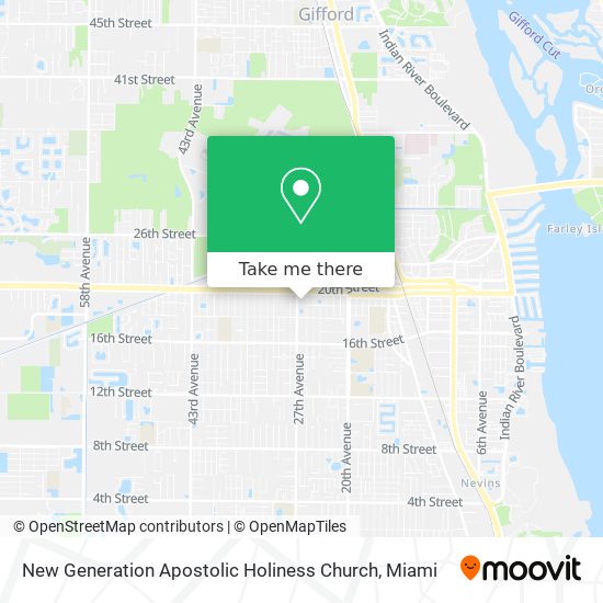 Mapa de New Generation Apostolic Holiness Church