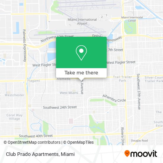 Club Prado Apartments map