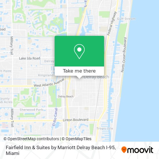 Fairfield Inn & Suites by Marriott Delray Beach I-95 map