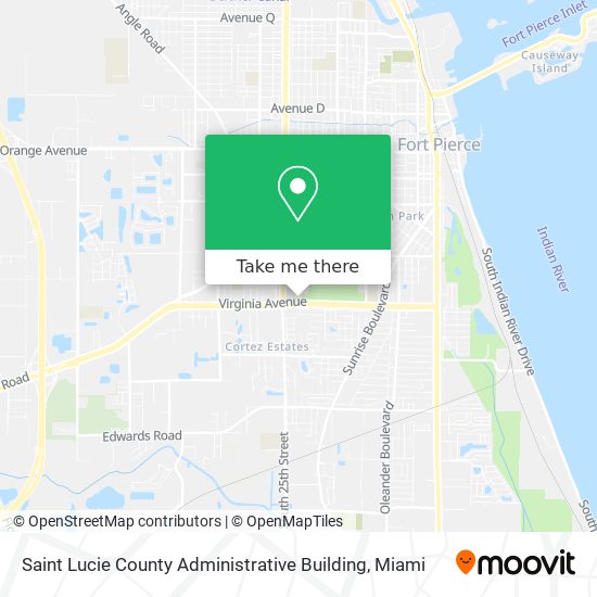 Saint Lucie County Administrative Building map