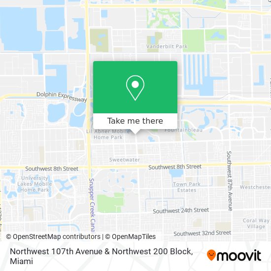 Northwest 107th Avenue & Northwest 200 Block map