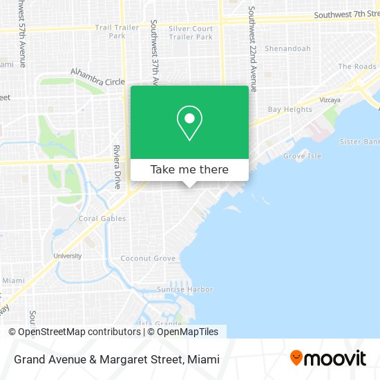 Mapa de Grand Avenue & Margaret Street