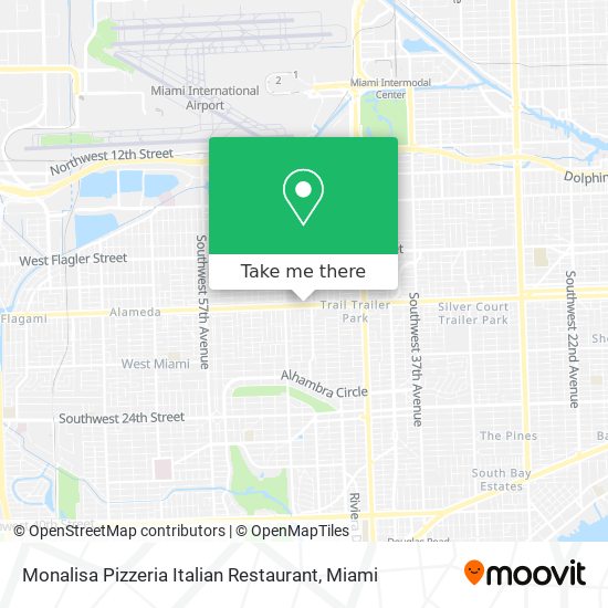 Mapa de Monalisa Pizzeria Italian Restaurant