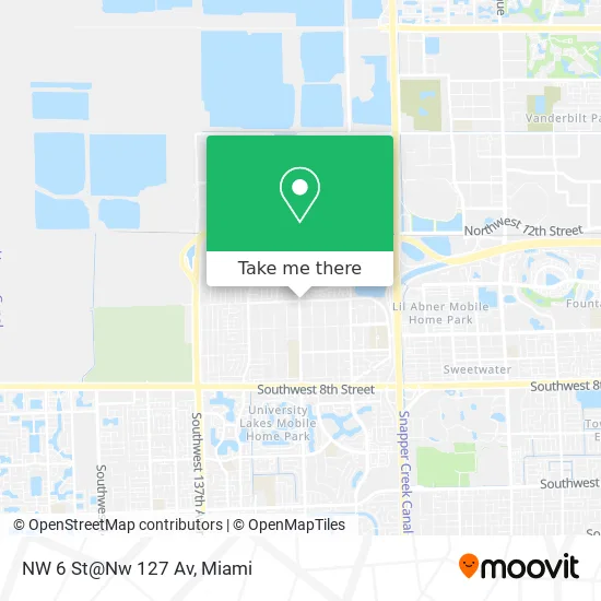 NW 6 St@Nw 127 Av map