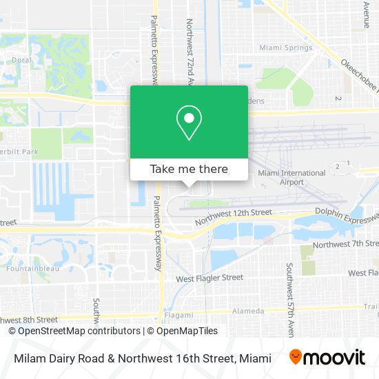 Milam Dairy Road & Northwest 16th Street map