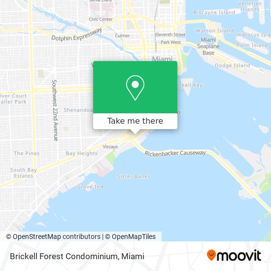 Brickell Forest Condominium map