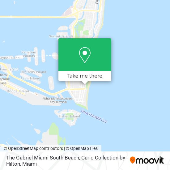 Mapa de The Gabriel Miami South Beach, Curio Collection by Hilton
