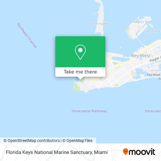 Mapa de Florida Keys National Marine Sanctuary