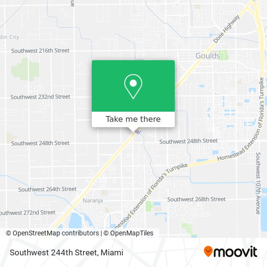 Mapa de Southwest 244th Street