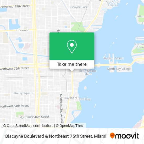 Mapa de Biscayne Boulevard & Northeast 75th Street