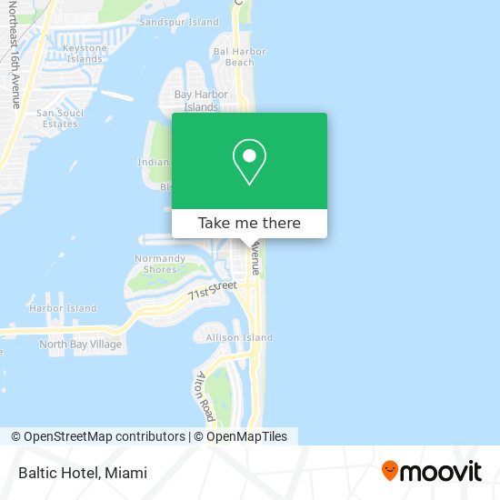 Baltic Hotel map