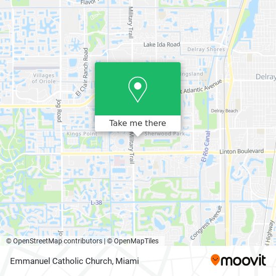 Mapa de Emmanuel Catholic Church