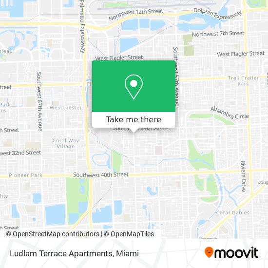 Ludlam Terrace Apartments map