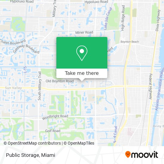 Public Storage map