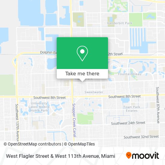 West Flagler Street & West 113th Avenue map