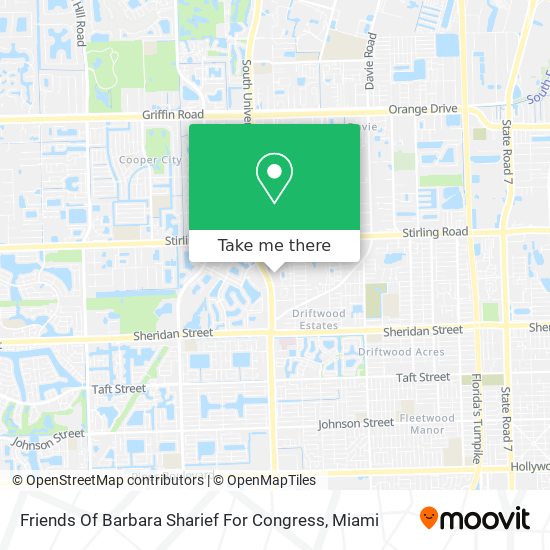 Friends Of Barbara Sharief For Congress map