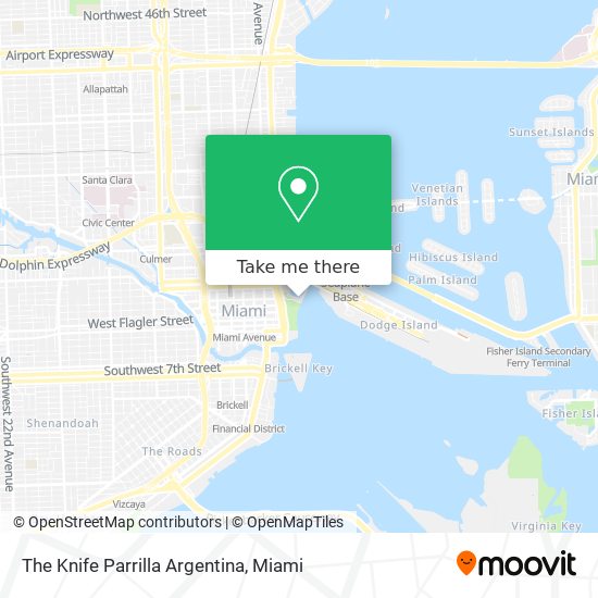 Seguro Risa congestión Cómo llegar a The Knife Parrilla Argentina en Miami en Autobús o Metro?