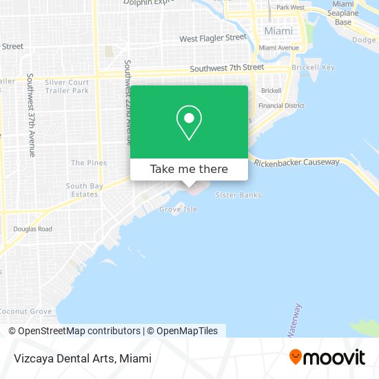 Vizcaya Dental Arts map