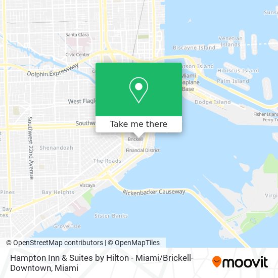 Hampton Inn & Suites by Hilton - Miami / Brickell-Downtown map