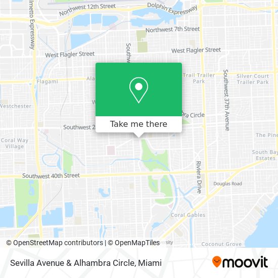Mapa de Sevilla Avenue & Alhambra Circle