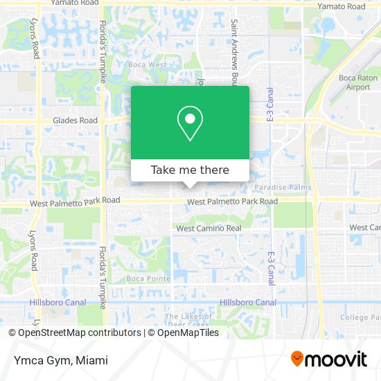 Ymca Gym map