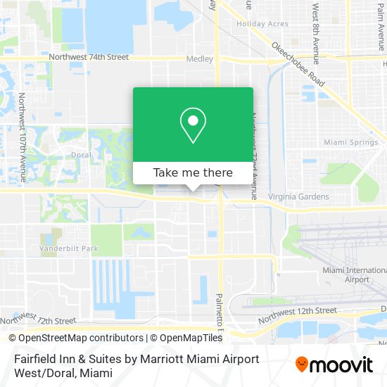 Fairfield Inn & Suites by Marriott Miami Airport West / Doral map