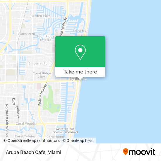 Aruba Beach Cafe map