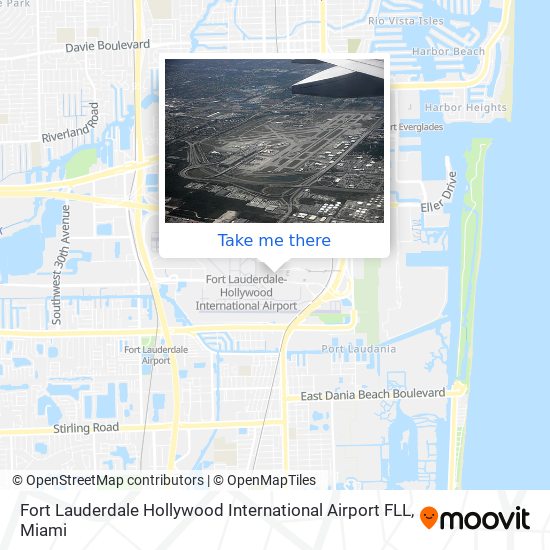 Mapa de Fort Lauderdale Hollywood International Airport FLL