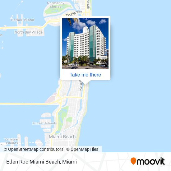 Mapa de Eden Roc Miami Beach